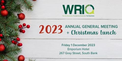WRIQ 2023 AGM and Christmas Lunch