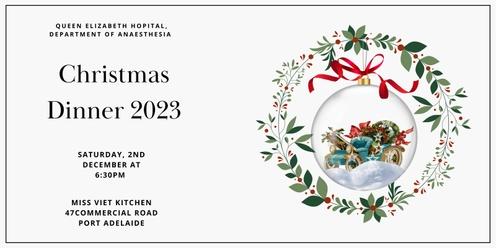 TQEH Anaesthesia Christmas Dinner 2023