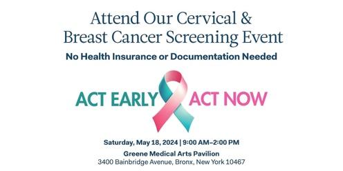 Free Breast & Cervical Cancer Testing Event - No Insurance Needed