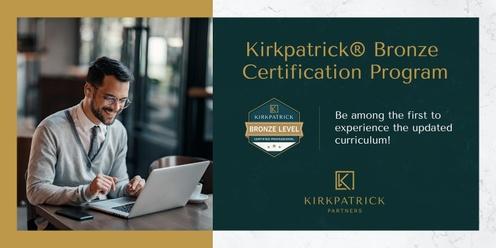 Kirkpatrick Four Levels® Evaluation Certification Program – Bronze Level (Singapore)