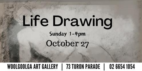 Life Drawing Session - 3 hours (October 27)