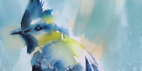 Brilliant Birds in Watercolor Workshop with Lyudmila Tomova Clark