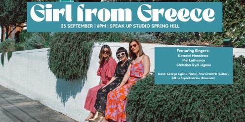 Girl From Greece: A concert celebrating  Hellenic music, Family & Friendship