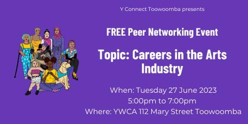 Y Connect Peer Networking Event - Careers in the Arts Industry