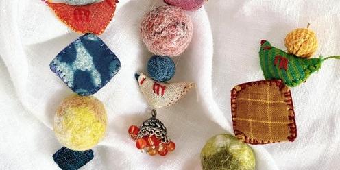 Hanging Felt Beads With Pet Fur - (Rabbit Rescue Fundraiser) Wed 24th April 2024