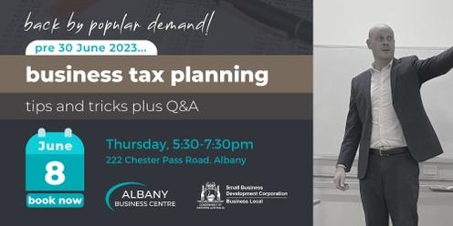 Business Tax Planning