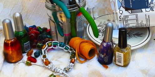 Sustainable Crafting: Bracelets and decorations with PET Bottle Beads  (bonus porcelain clay beads) 