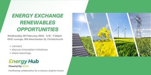 Energy Exchange - Renewables Opportunities