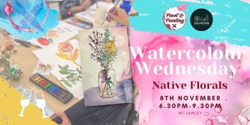 Watercolour Wednesday: Native Florals @ The General Collective