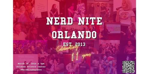 NERD NITE DAY 2024: Nerd Nite Orlando’s 11th birthday party