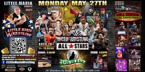 Beloit, WI -- Micro-Wresting All * Stars: Little Mania Rips Through The Ring!