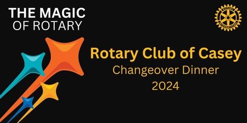 Rotary Casey 2024 -2025 Changeover Dinner