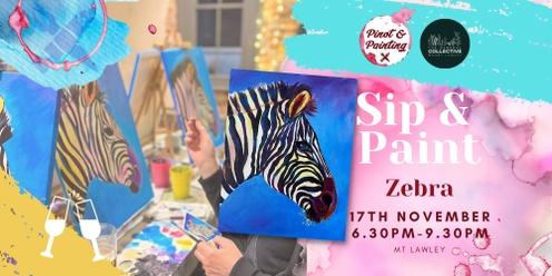 BRING A FRIEND Zebra  - Sip & Paint @ The General Collective