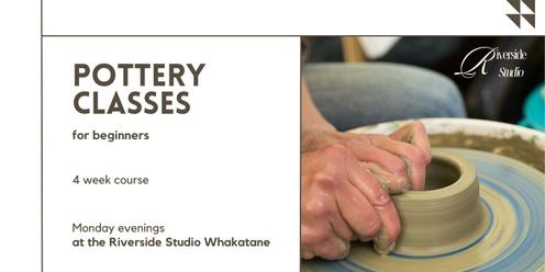 Evening Pottery Classes for Beginners - 4 weeks course