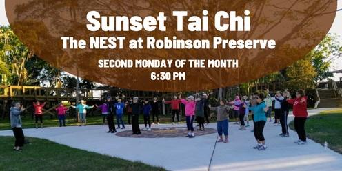 ﻿Sunset Tai Chi at the NEST