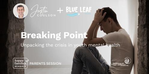 Breaking Point: Unpacking the crisis in youth mental health