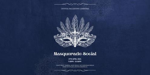 Crystal Ballroom Canberra - Masquerade Social Dance 
