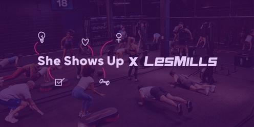 She Shows Up X Les Mills Ceremony Class 