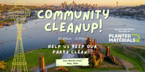 Community Clean Up - Gas Works Park