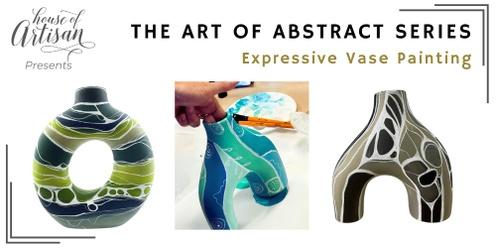 GOOMERI PUMPKIN FESTIVAL WORKSHOP! The Art of Abstract - Expressive Vase Painting
