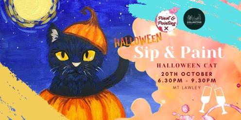 BRING A FRIEND Halloween Cat  - Sip & Paint @ The General Collective