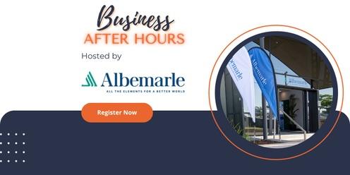 November Business After Hours, hosted by Albemarle
