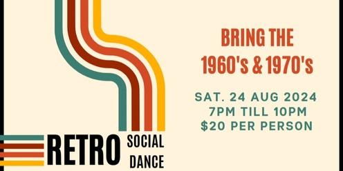 Crystal Ballroom Canberra - August Retro 60's & 70's Social Dance