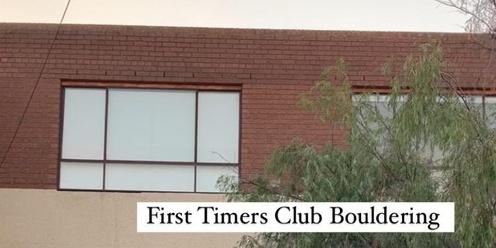 First Timers Club Goes Bouldering 