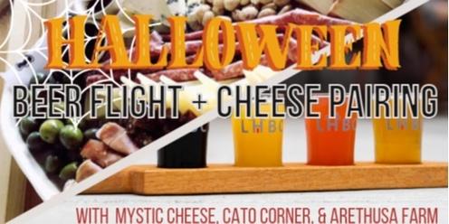 Halloween Beer & Cheese Pairing with Mystic Cheese, Cato Corner, & Arethusa Farm