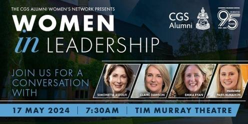 Women in Leadership Panel Discussion