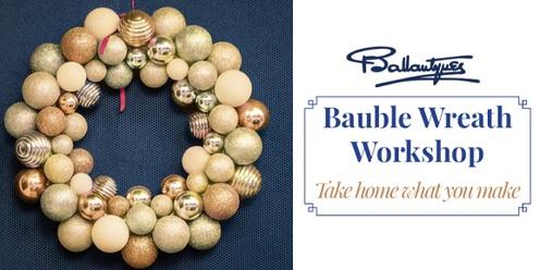 Bauble Wreath Workshop – For Adults