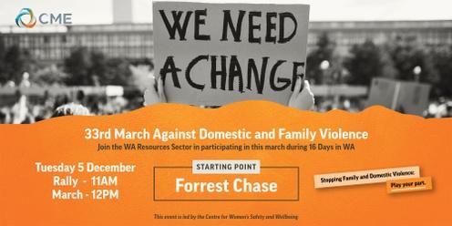 33rd March Against Domestic and Family Violence