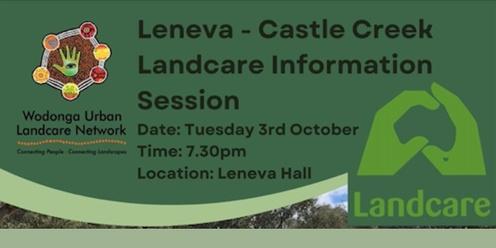 Leneva- Castle Creek Landcare Information Session