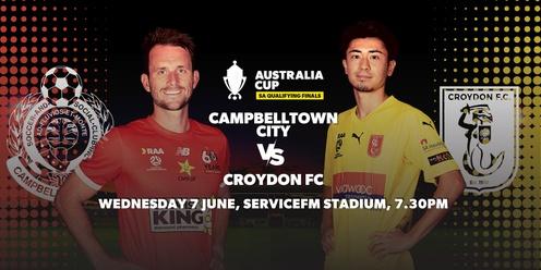 Australia Cup Qualifying Final | Campbelltown City v Croydon FC