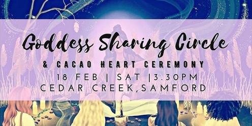 Goddess Sharing Circle &  Cacao Heart Ceremony - February 2023