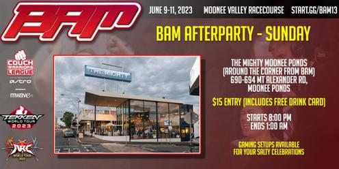 BAM 13 AFTERPARTY! $15 ENTRY w FREE DRINK!