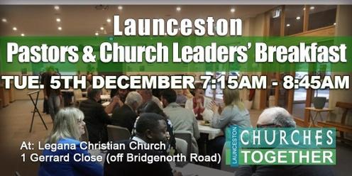 Launceston Churches Together, Pastors and Church Leaders Breakfast