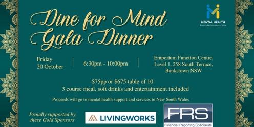 Dine for Mind Gala Dinner NSW 2023
