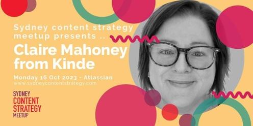 Sydney Content Strategy Meetup - October 2023