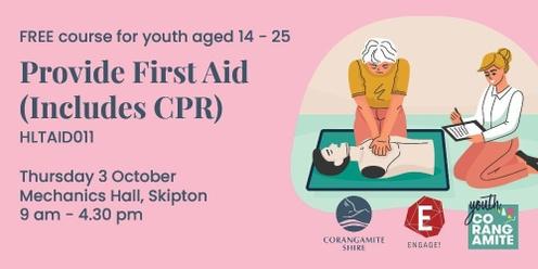 Provide First Aid (Includes CPR) - HLTAID011 - Skipton