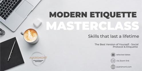 Modern Etiquette Masterclass - Social Etiquette and Protocol - March 2024