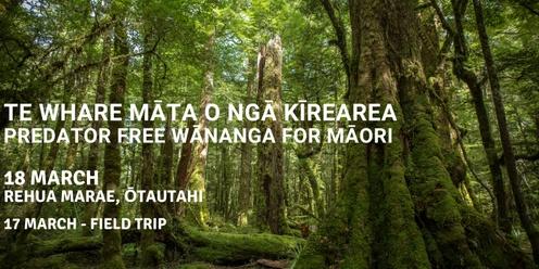 Te Whare Māta o ngā Kīrearea - Predator Free Wānanga for Māori 