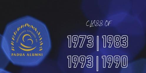 Copy of Padua College Reunion  30 Year | 40 Year | 50 Plus