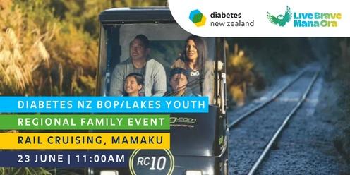 Diabetes NZ BOP/Lakes Youth: Rail Cruising, Regional Family Event