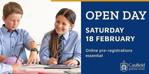 OPEN DAY 18 FEB 2023 | WHEELERS HILL CAMPUS SECONDARY SCHOOL