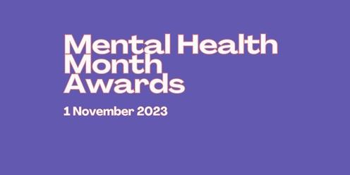Mental Health Month Awards 2023 