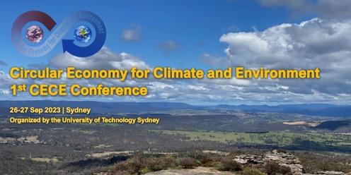 Circular Economy For Climate and Environment (CECE) Conference 2023