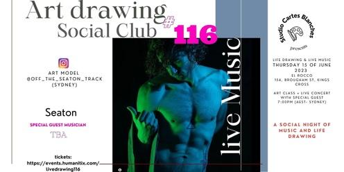 Art Drawing Live Music Social Club #116