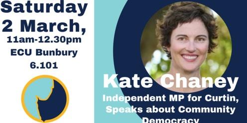 Kate Chaney speaks on Community Democracy