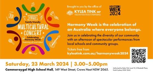 Multicultural Concert celebrating Harmony Week 2024